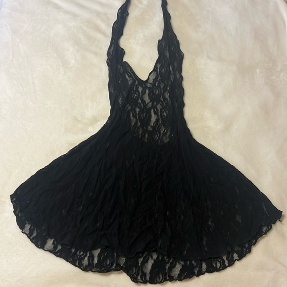 Urban Outfitters Dresses & Skirts - sheer lace halter dress
